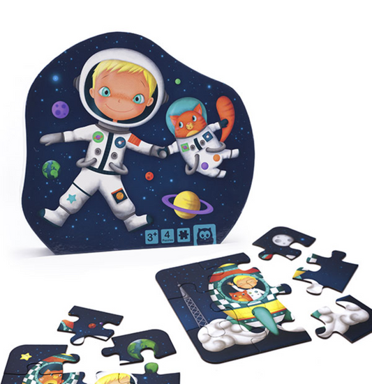 Puzzle évolutif astronaute | 4 en 1