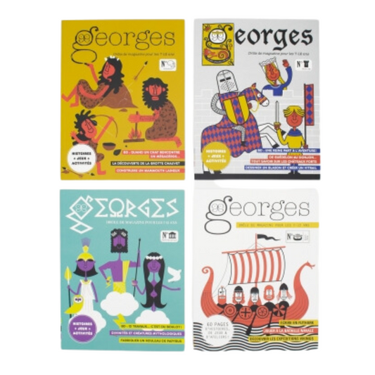 Magazine Georges | Coffret 4 magazines - Histoire