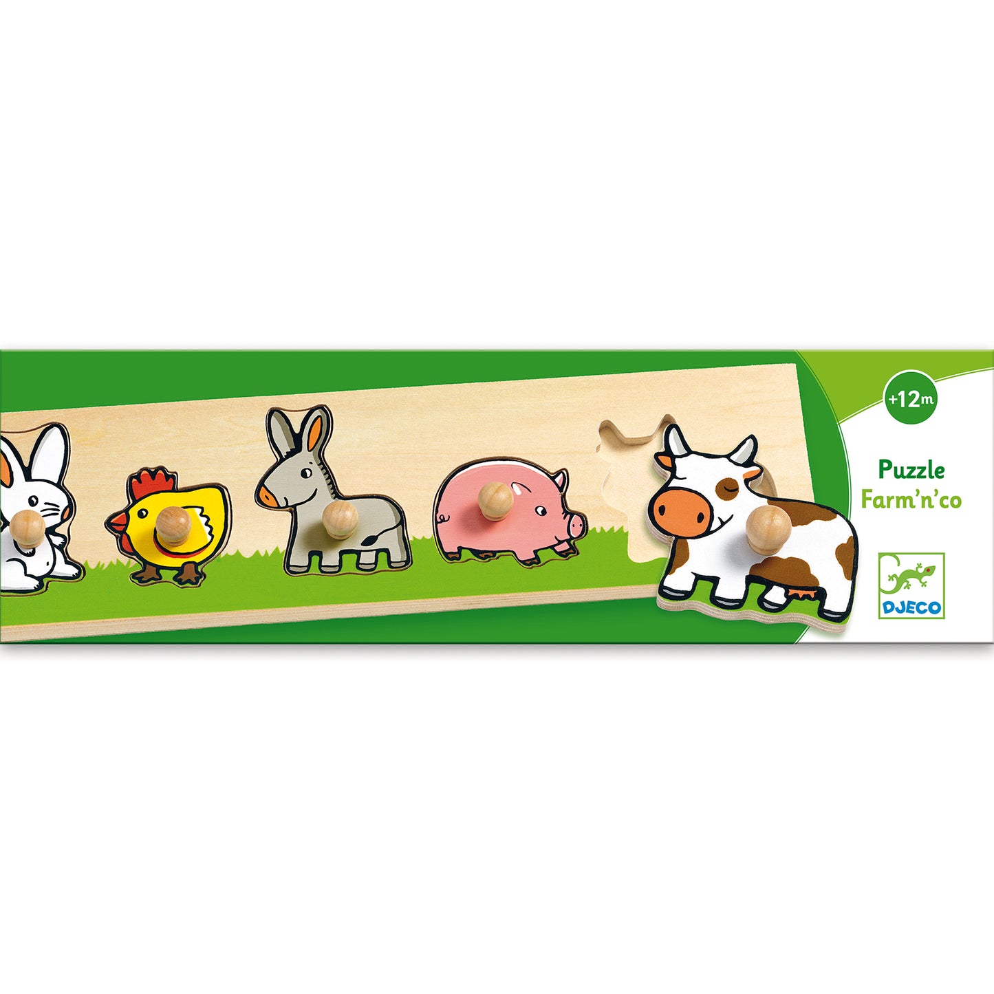 Puzzle gros boutons | La ferme