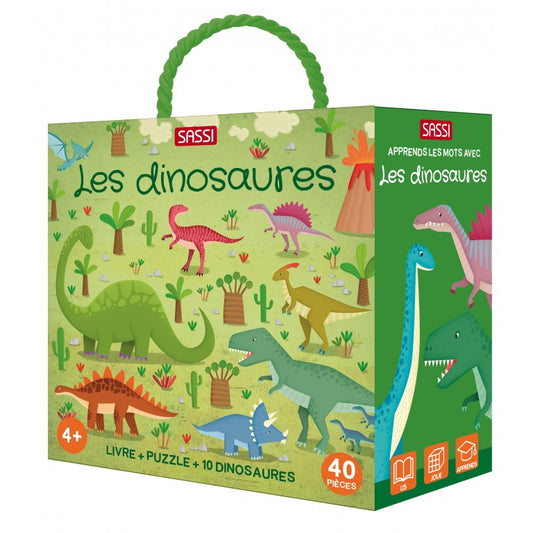 Apprends les mots - Les dinosaures-Sassi-Super Châtaigne-Jeux éducatifs : Product type