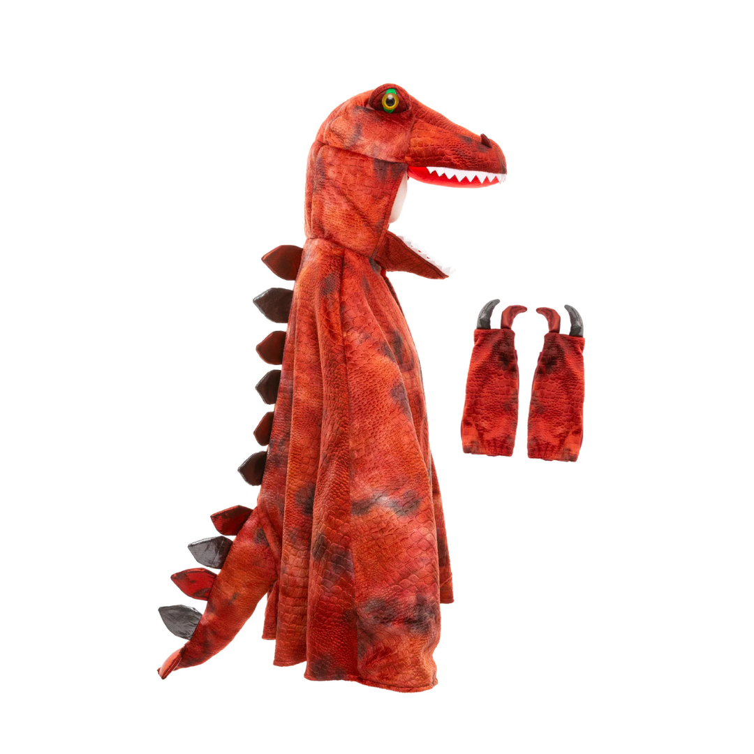 Cape dinosaure | Grand T-Rex Rouge-Great Pretenders-Super Châtaigne-Imagination : Product type