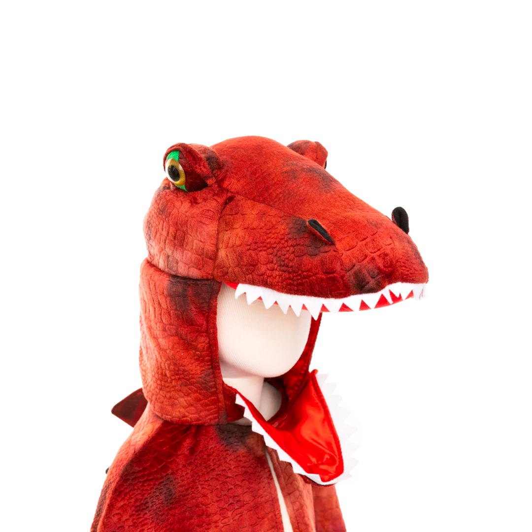 Cape dinosaure | Grand T-Rex Rouge-Great Pretenders-Super Châtaigne-Imagination : Product type