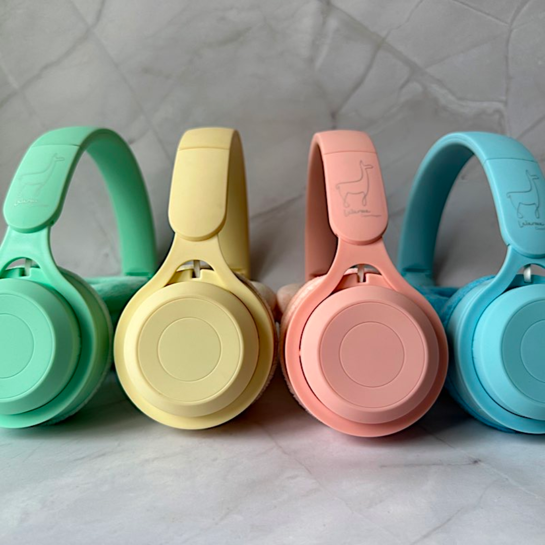 Casque audio Bluetooth | Jaune pastel-Lalarma-Super Châtaigne-Livres & Cie : Product type