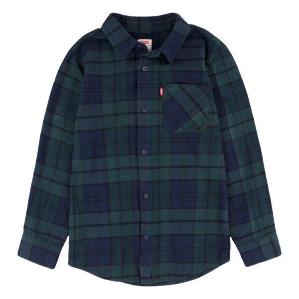 Chemise à carreaux | Bleu et vert-Levi's-Super Châtaigne-Blouses & Chemises : Product type