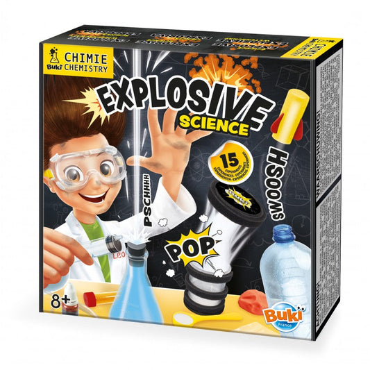 Chimie explosive | 15 expériences-Buki-Super Châtaigne-Jeux éducatifs : Product type