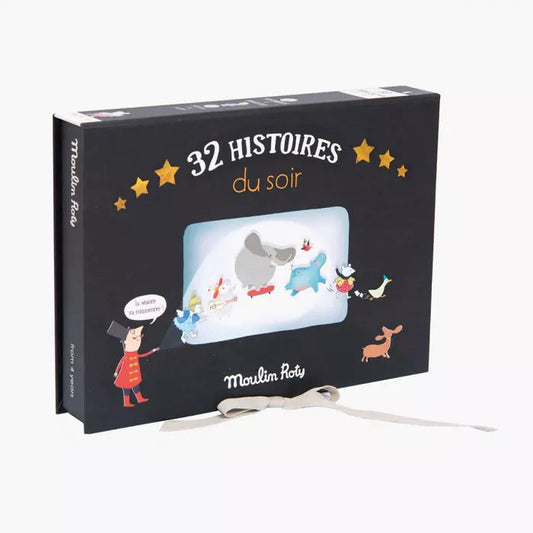 Coffret cinéma | 32 histoires du soir-Moulin Roty-Super Châtaigne-Imagination : Product type