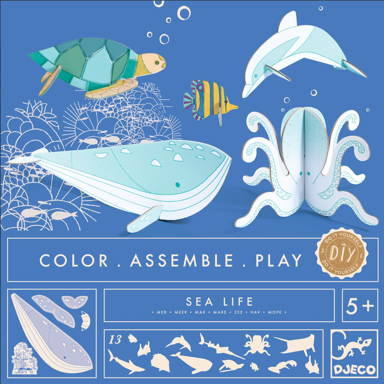 Colorie Assemble Joue | Mer-Djeco-Super Châtaigne-Création & Fabrication : Product type