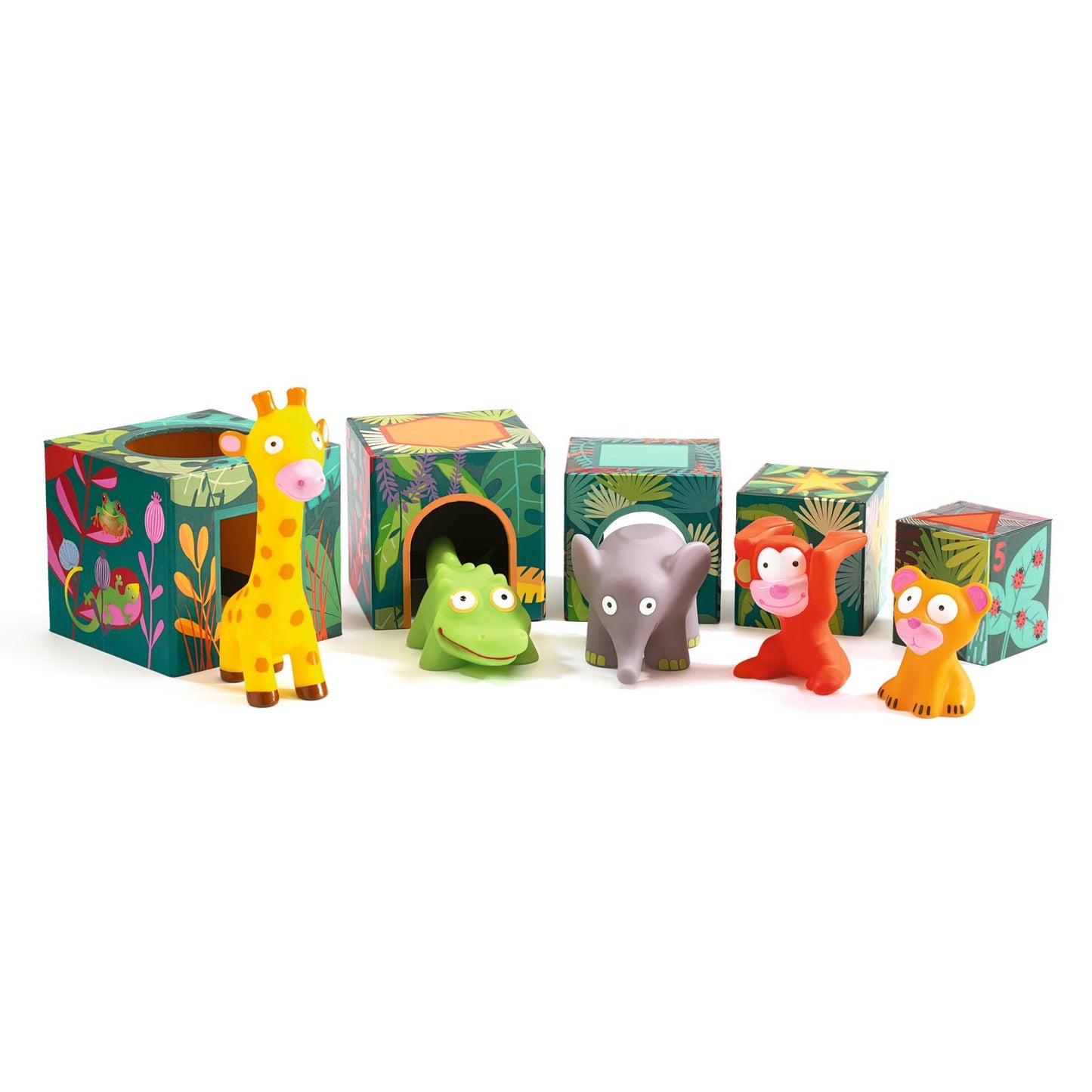 Cubes & Animaux |  Maxi Topanijungle-Djeco-Super Châtaigne-Jeux éducatifs : Product type