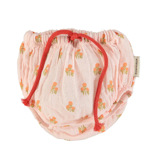 Culotte | Fleurs Roses-Piu Piu Chick-Super Châtaigne-outlet : Product type