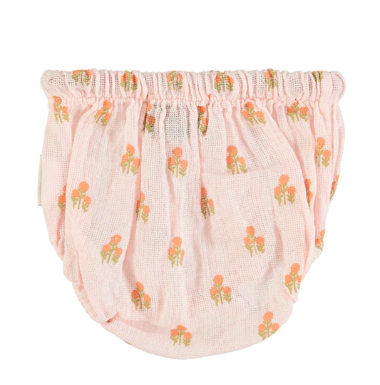 Culotte | Fleurs Roses-Piu Piu Chick-Super Châtaigne-outlet : Product type