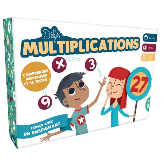 Défis multiplications-Auzou-Super Châtaigne-Jeux éducatifs : Product type