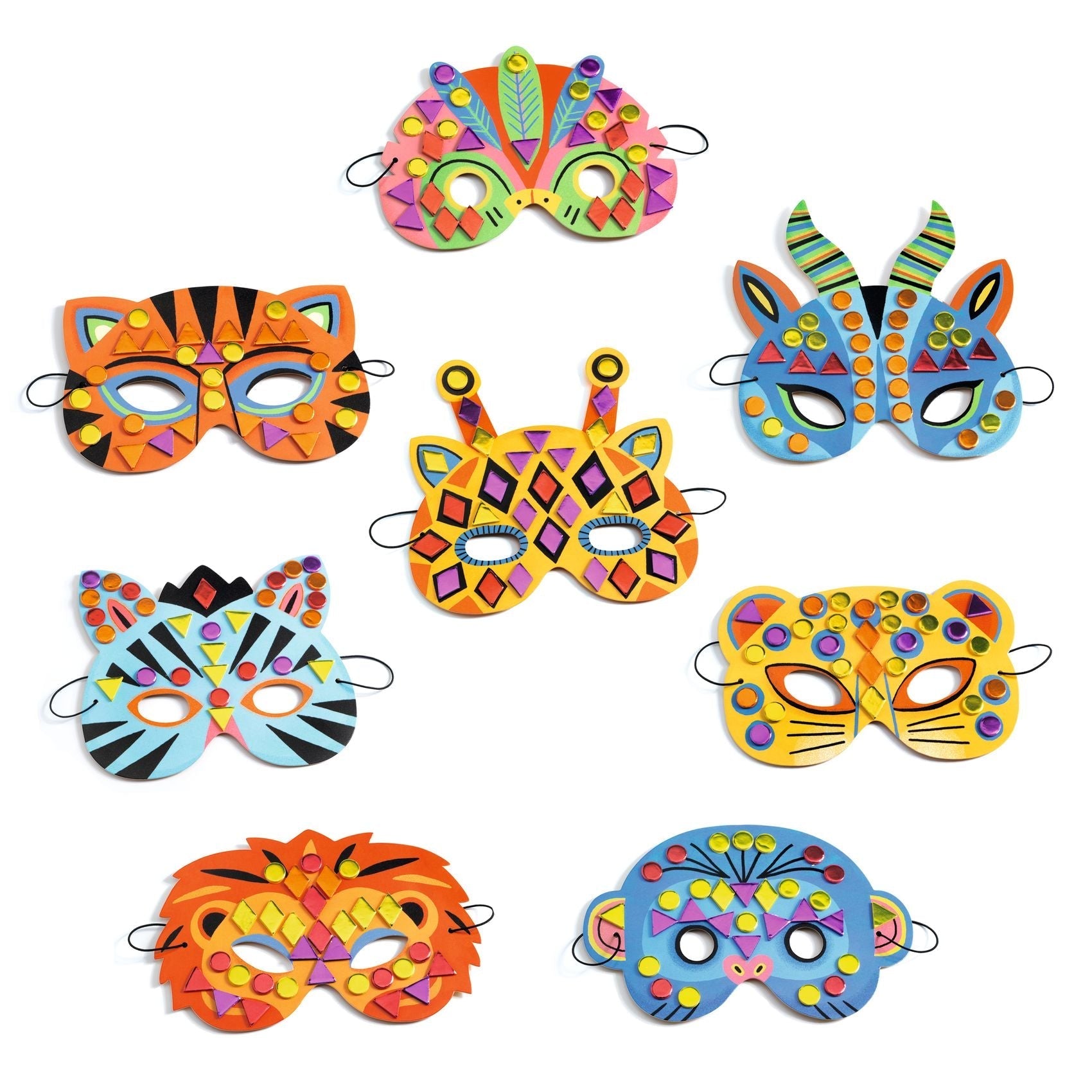 DIY | Masques animaux de la  jungle-Djeco-Super Châtaigne-Création & Fabrication : Product type