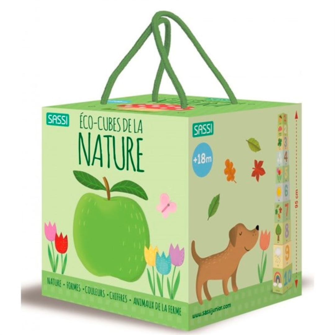 Eco-cubes | La nature-sassi-Super Châtaigne-Jeux éducatifs : Product type