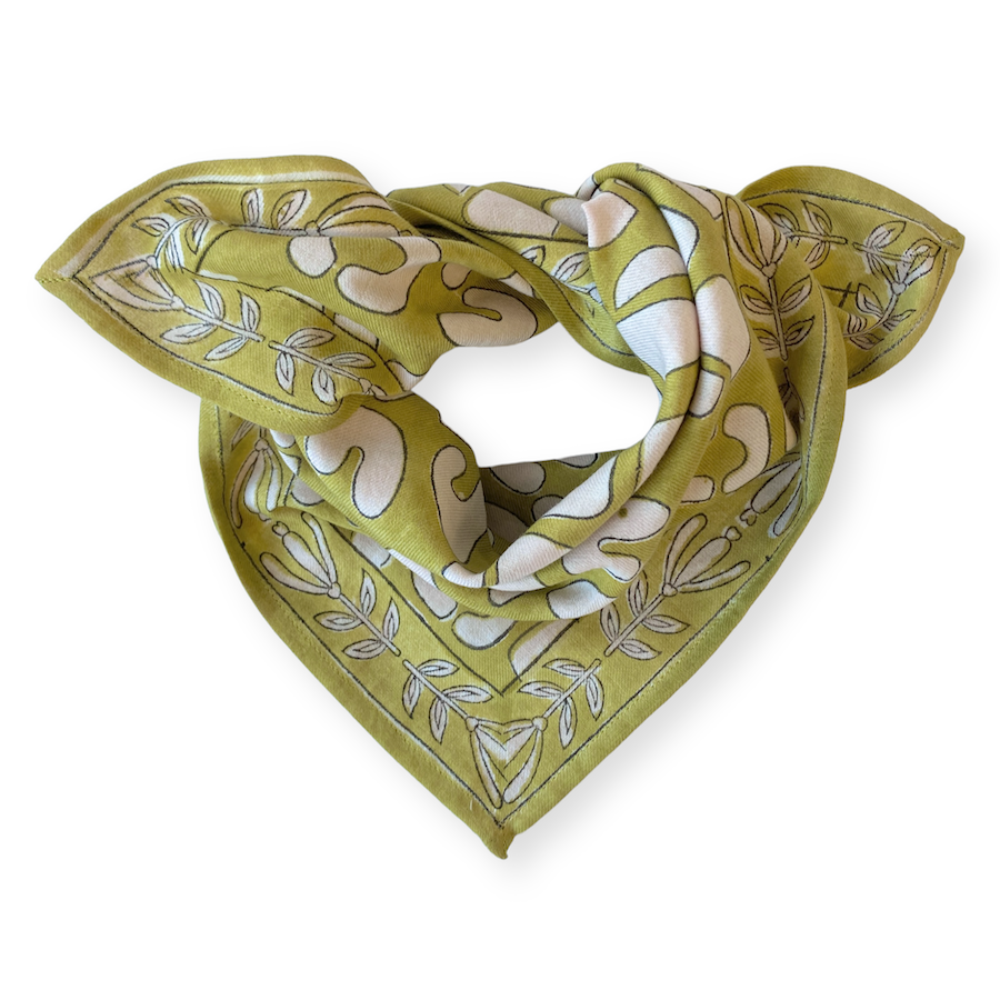 Foulard Manika | Artistic anis-Apaches Collections-Super Châtaigne-outlet : Product type