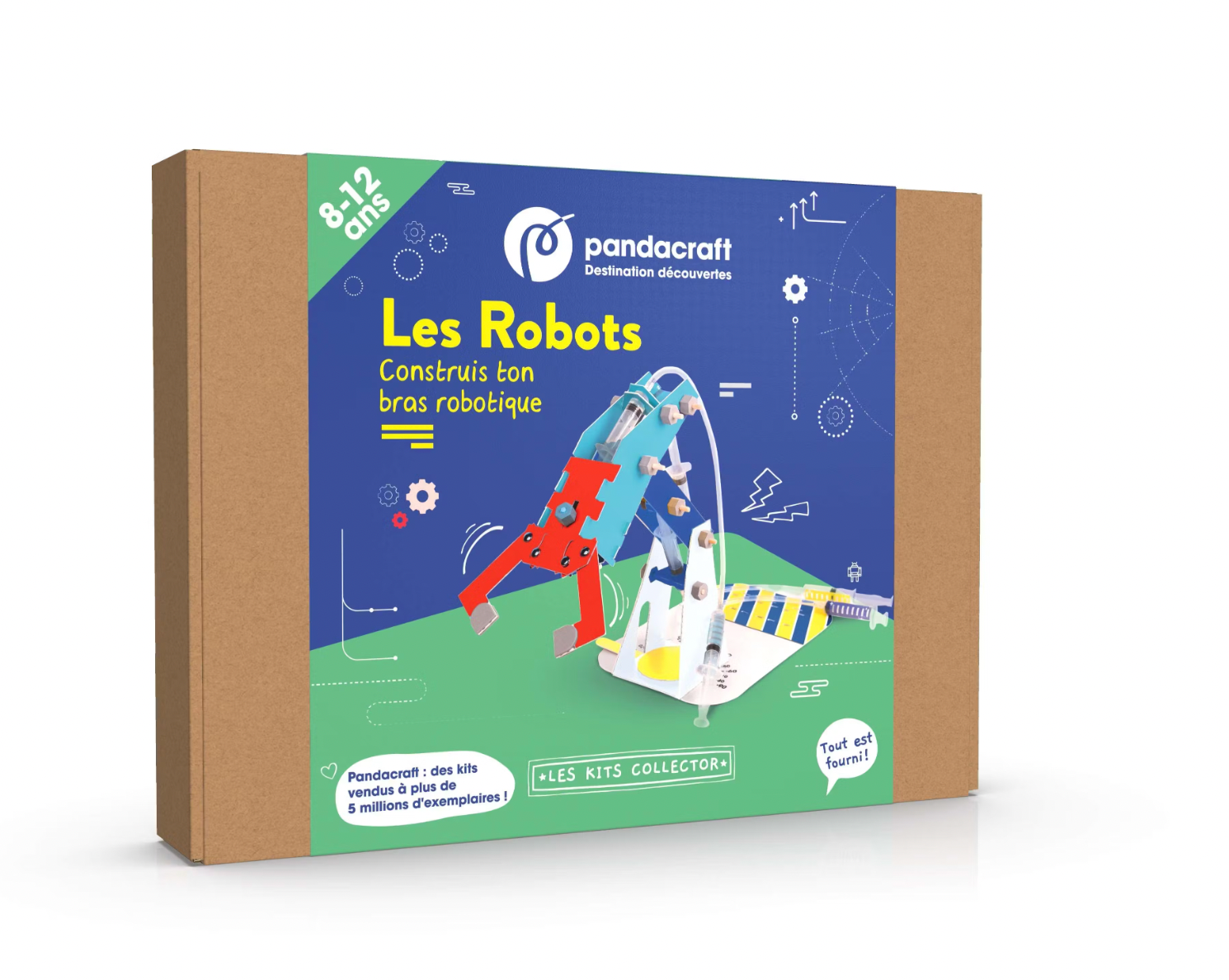 Kit éducatif & créatif - Les robots-Pandacraft-Super Châtaigne-Création & Fabrication : Product type