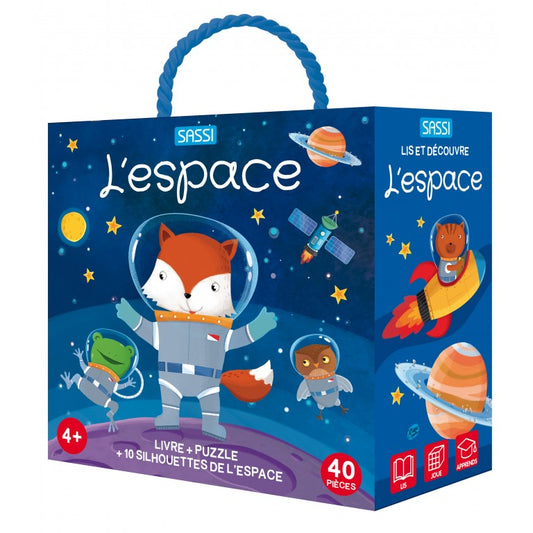 Lis et découvre - L'espace-Sassi-Super Châtaigne-Puzzle : Product type