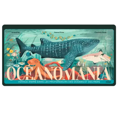 Livre pop up | Oceanomania-Jaune citron-Super Châtaigne-Livres & Cie : Product type