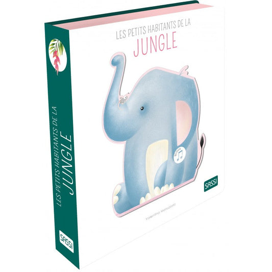 Livre sonore - Les Petits Habitants de la Jungle-Sassi-Super Châtaigne-Livres & Cie : Product type