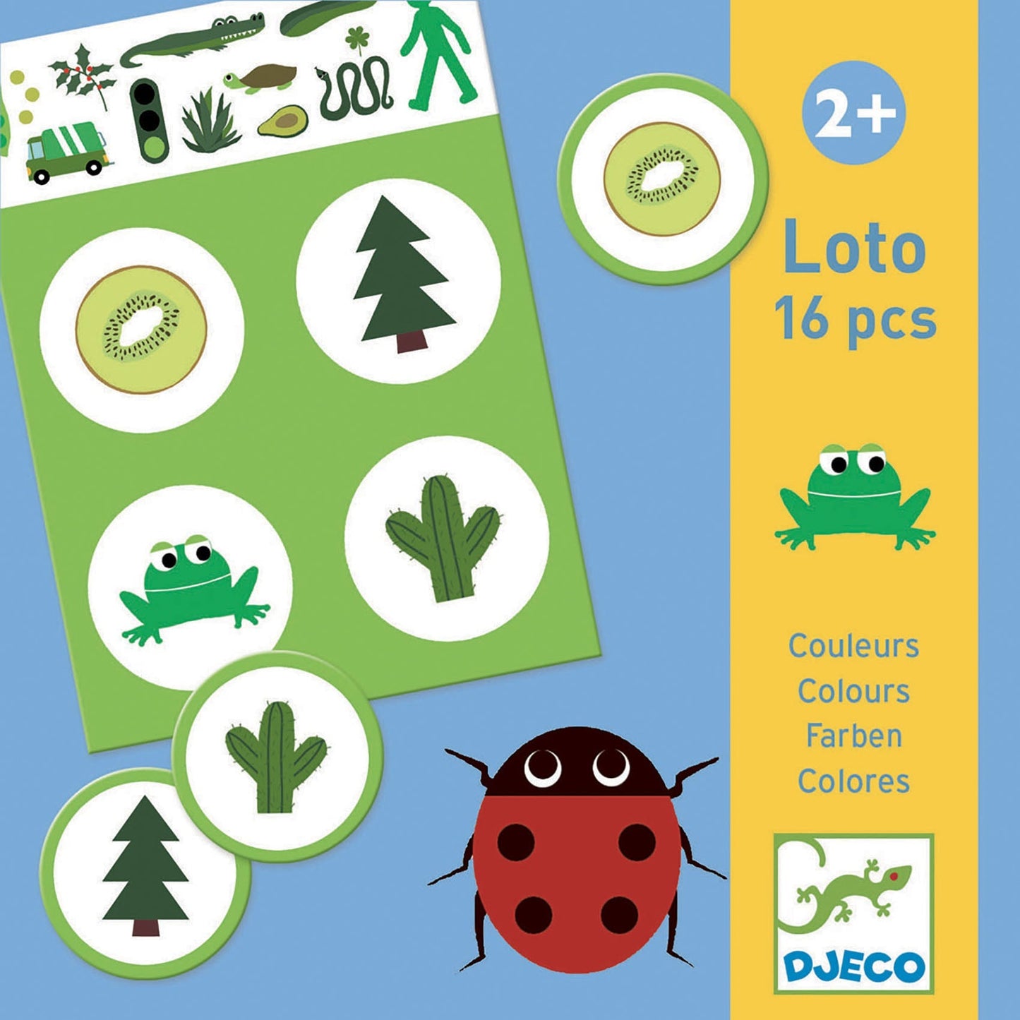 Loto | Les couleurs-Djeco-Super Châtaigne-Jeux éducatifs : Product type