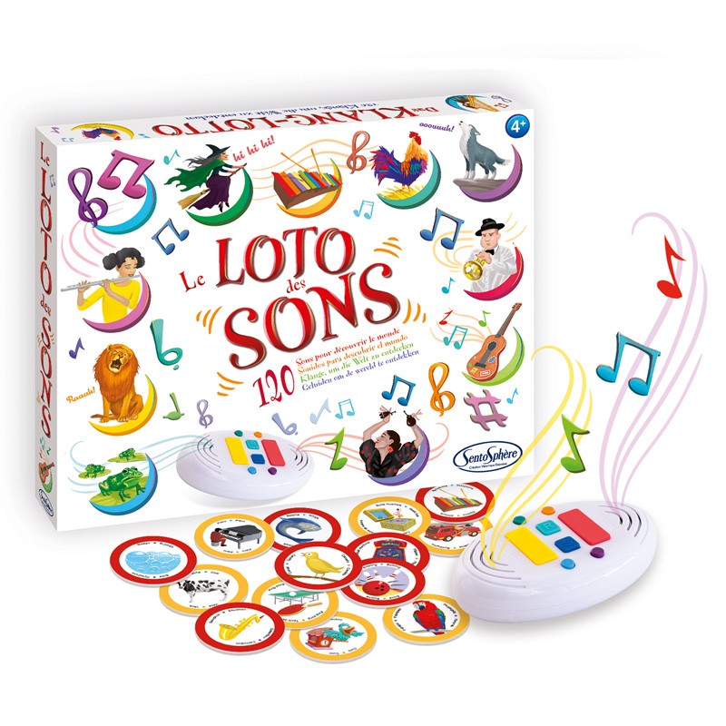 Loto | Les sons-Sentosphère-Super Châtaigne-Jeux éducatifs : Product type
