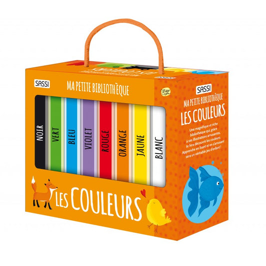 Ma petite bibliothèque - Les couleurs-Sassi-Super Châtaigne-Eveil & Motricité : Product type