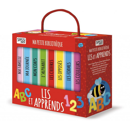 Ma petite bibliothèque | Lis et apprends-sassi-Super Châtaigne-Livres & Cie : Product type