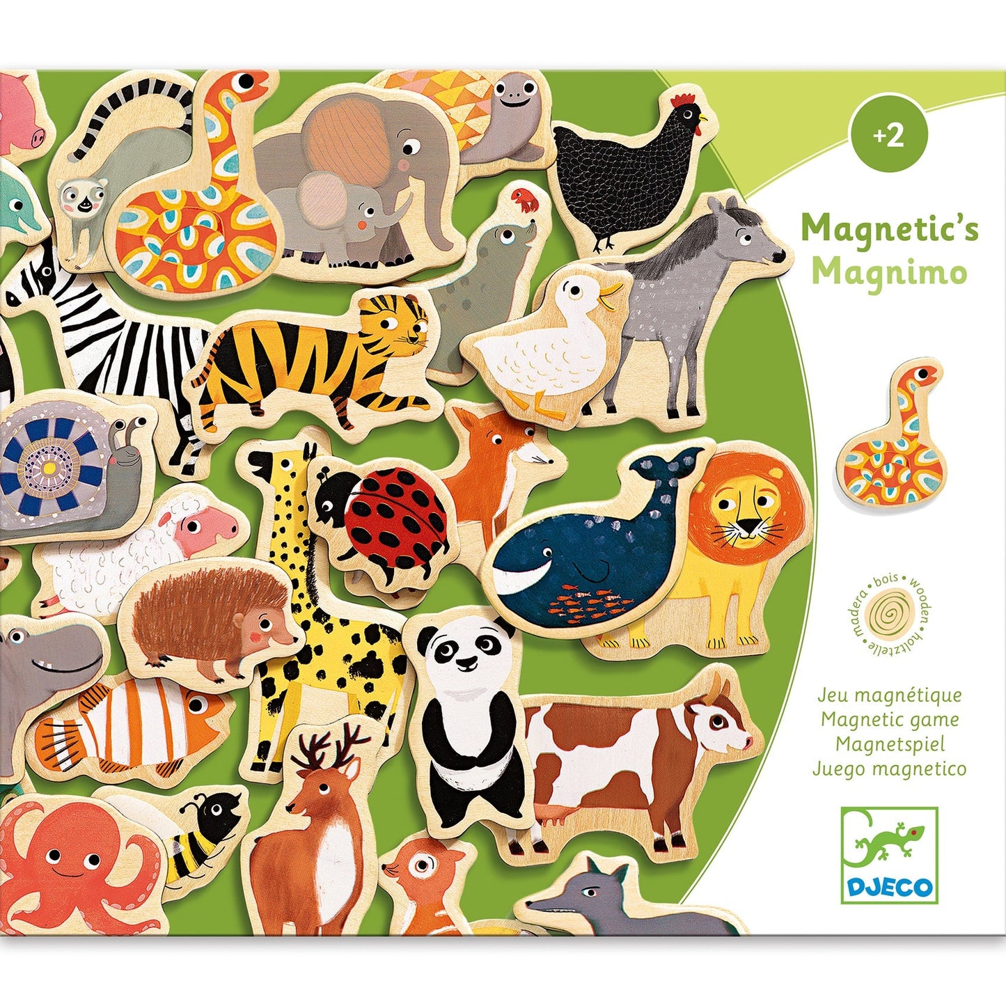 Magnets animaux - Magnimo-Djeco-Super Châtaigne-Jeux éducatifs : Product type