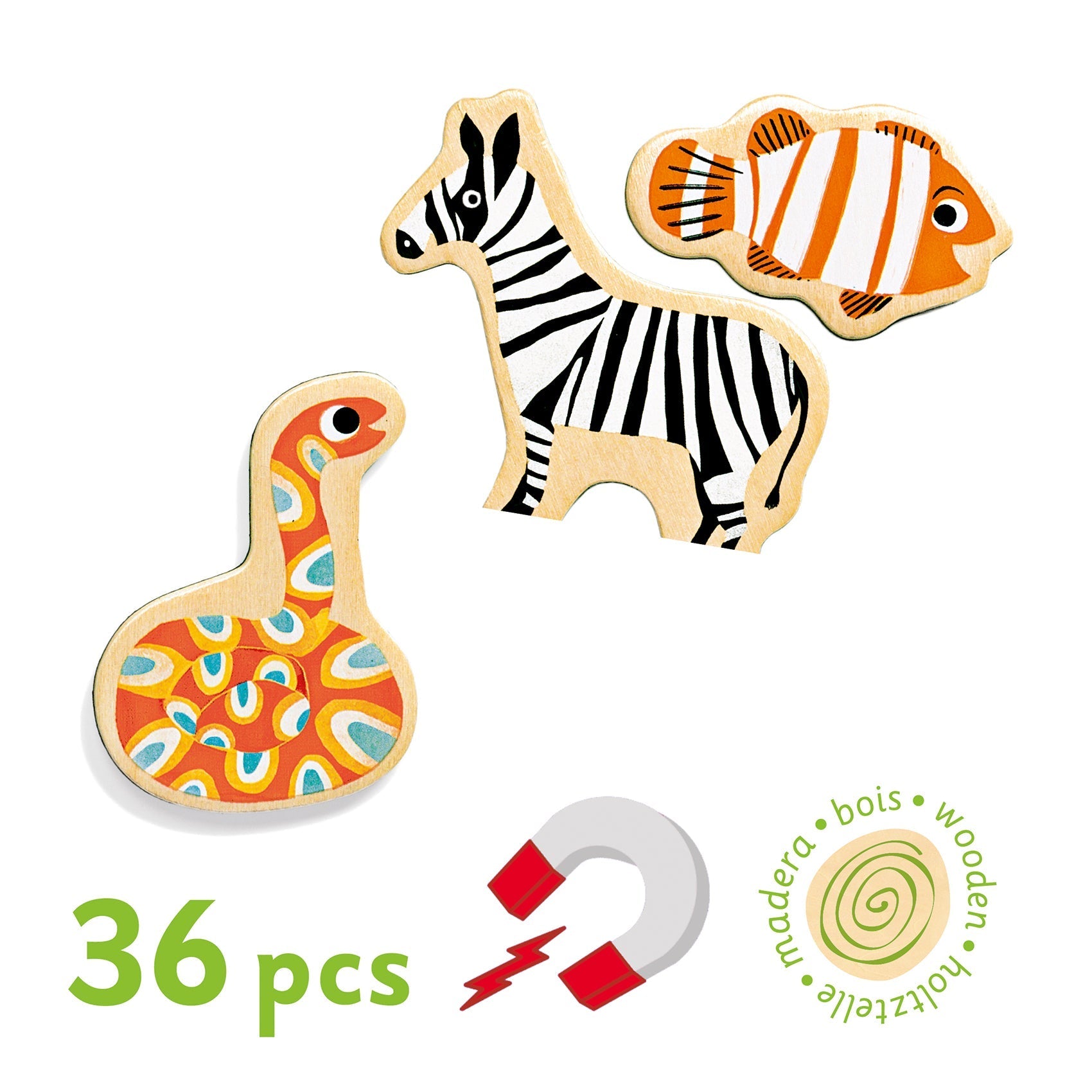 Magnets animaux - Magnimo-Djeco-Super Châtaigne-Jeux éducatifs : Product type