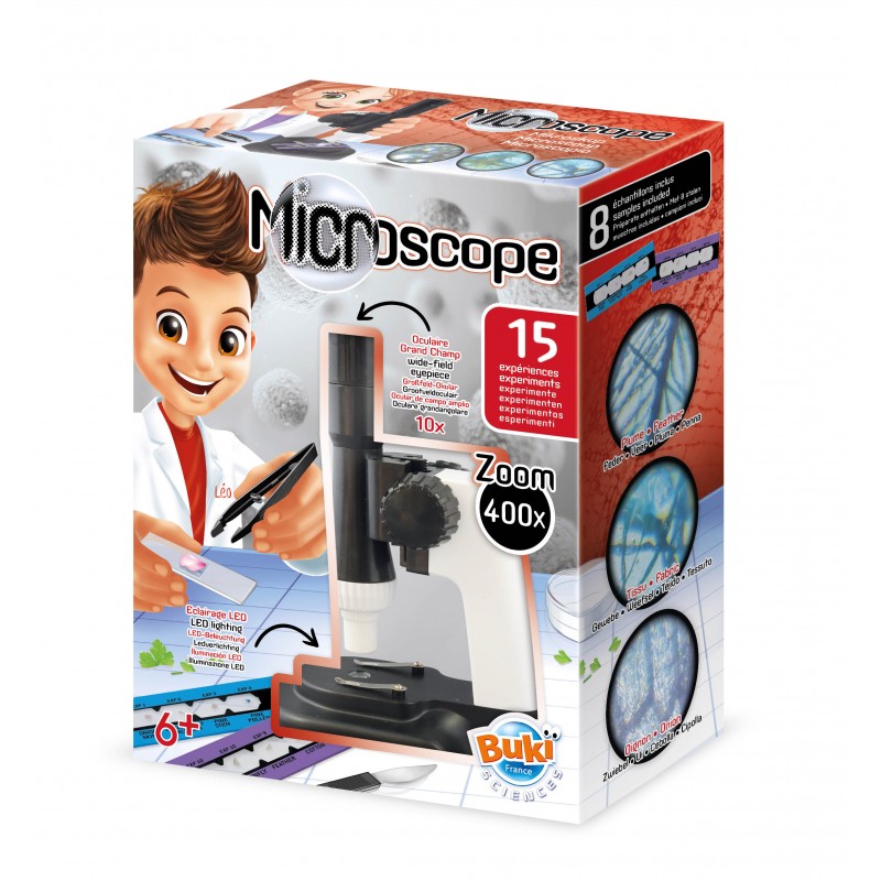 Microscope 15 Expériences-Buki-Super Châtaigne-Jeux éducatifs : Product type