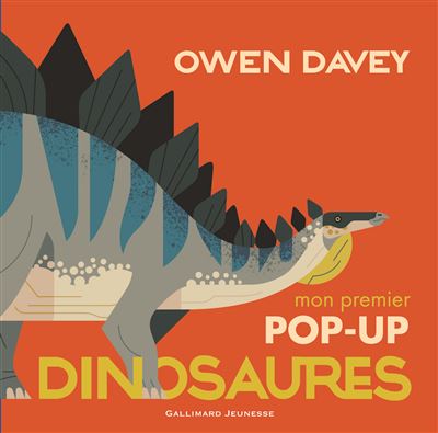 Mon premier pop-up dinosaures - Owen Davey-Gallimard Jeunesse-Super Châtaigne-Livres & Cie : Product type