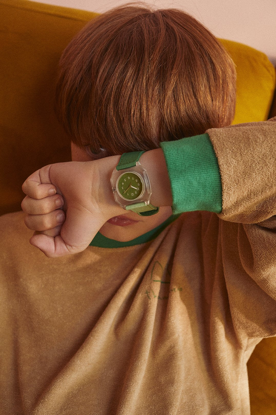 Montre pour enfant - Verte-Mini Kyomo-Super Châtaigne-Accessoires : Product type