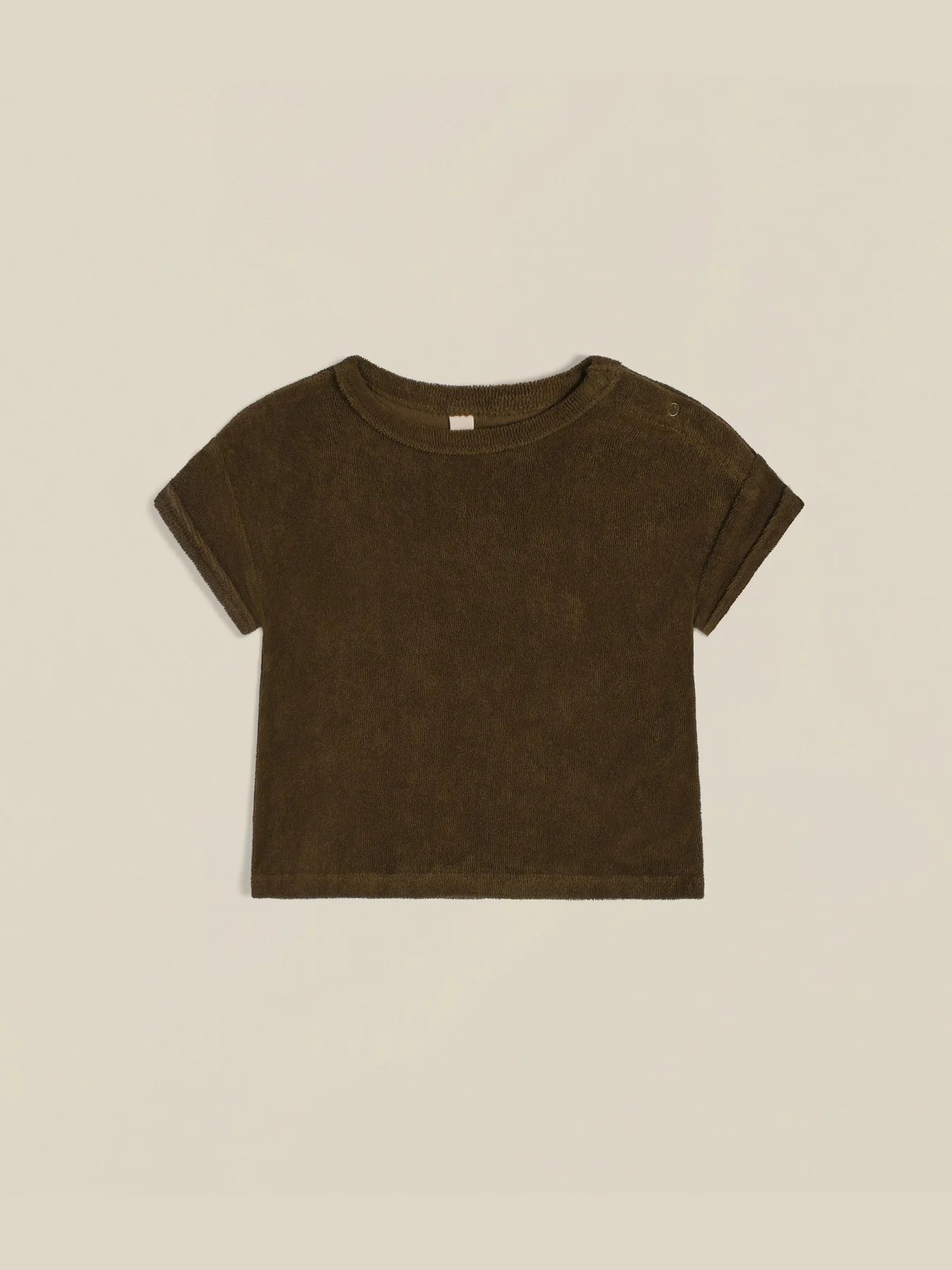 Organic Zoo - Tee-shirt / Olive Terry Oversized-Organic Zoo-Super Châtaigne-T-shirts & Débardeurs : Product type
