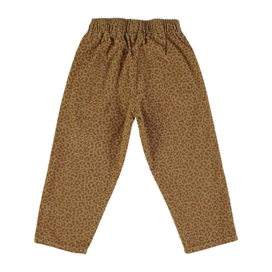 Pantalon | Léopard Olive-Piu Piu Chick-Super Châtaigne-outlet : Product type