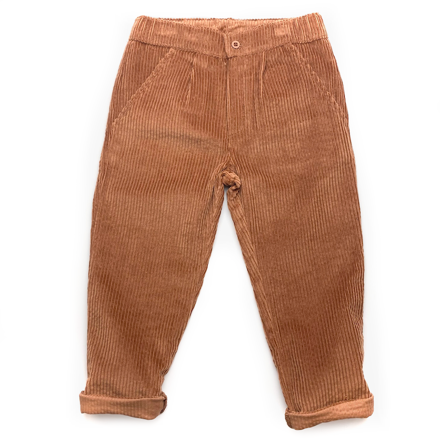 Pantalon Sanjay | Camel - Framboise - Gris-Apaches Collections-Super Châtaigne-outlet : Product type