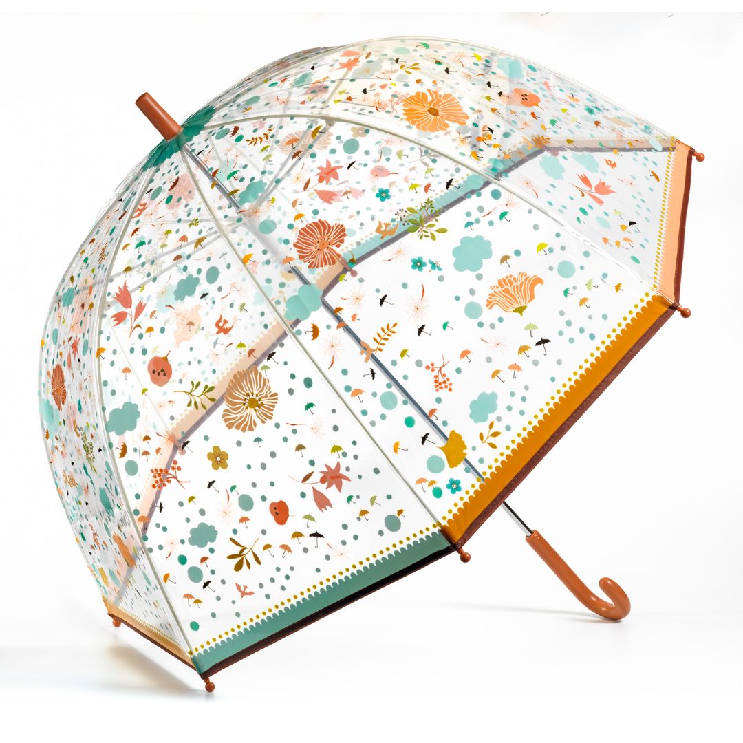 Parapluie | Petites fleurs-Djeco-Super Châtaigne-Accessoires : Product type