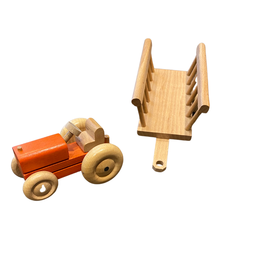 Petit tracteur orange-Cantarelli-Super Châtaigne-Imitation : Product type