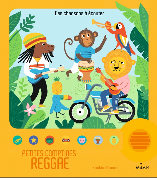 Petites comptines reggae-Jaune citron-Super Châtaigne-Livres & Cie : Product type