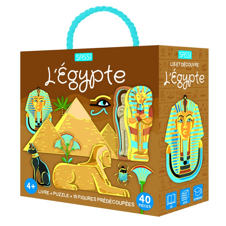 Q-Box | L'Egypte-sassi-Super Châtaigne-Jeux éducatifs : Product type