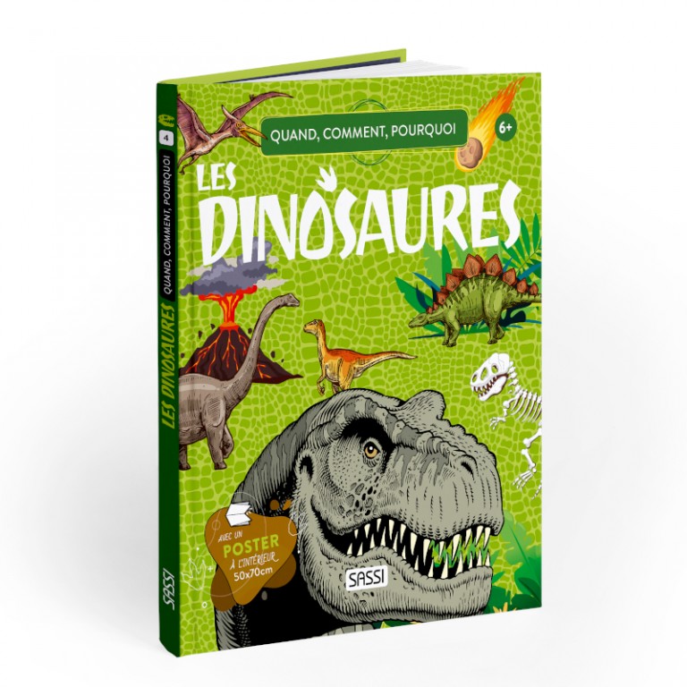 Quand, comment, pourquoi - Les dinosaures-Sassi-Super Châtaigne-Livres & Cie : Product type