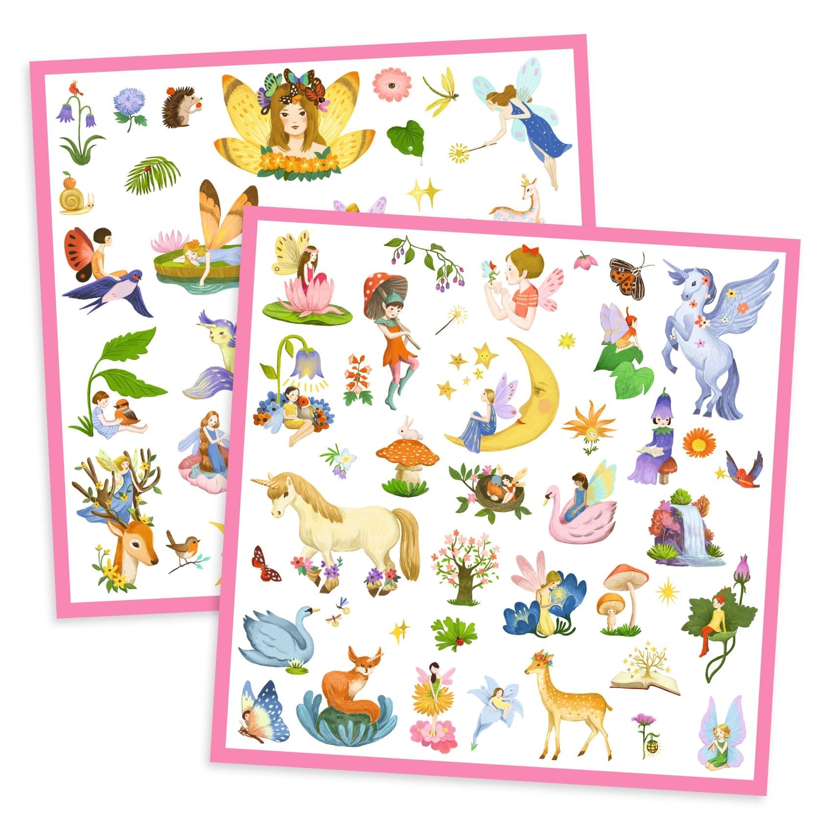 Stickers | Fantasy-Djeco-Super Châtaigne-Collages & Coloriages : Product type