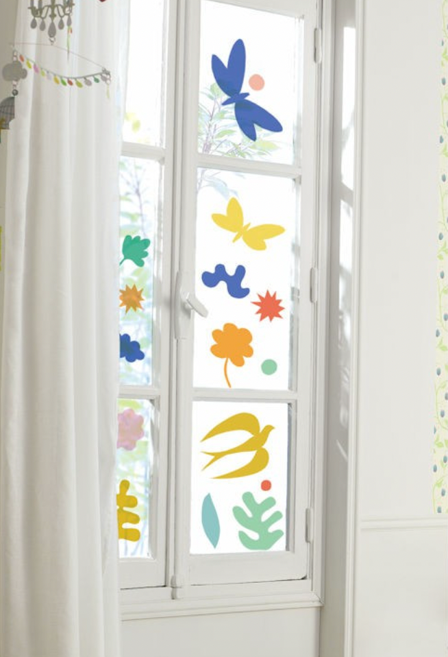 Stickers fenêtres - Fantaisie-Djeco-Super Châtaigne-décoration : Product type
