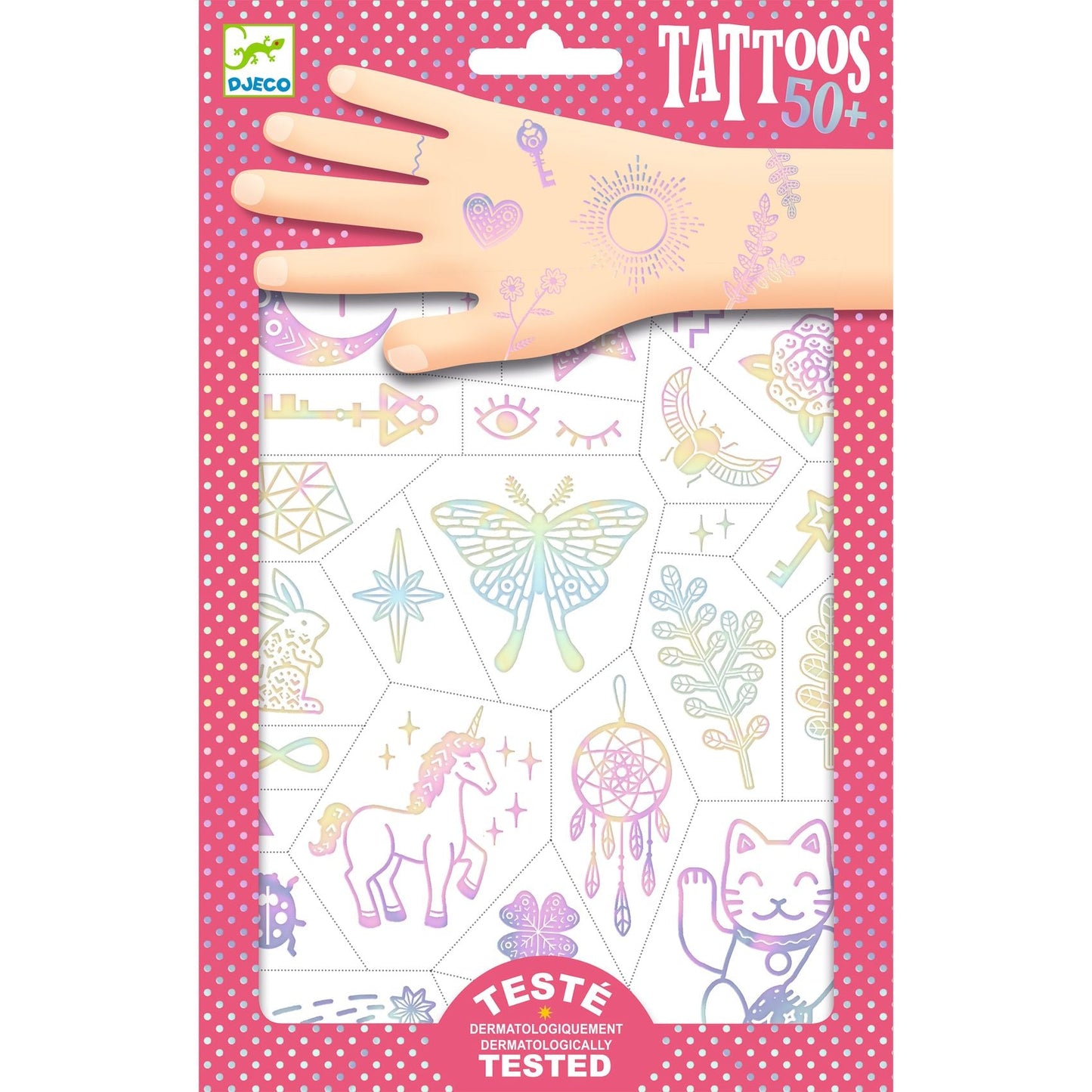 Tattoos | Lucky Charms-Djeco-Super Châtaigne-Imagination : Product type