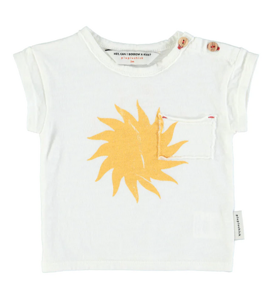 Tee-Shirt | Soleil Jaune-Piu Piu Chick-Super Châtaigne-outlet : Product type