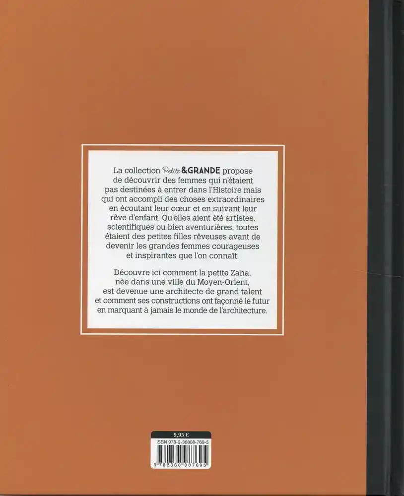 Zaha Hadid - Petite&Grande-Kimane Éditions-Super Châtaigne-Livres & Cie : Product type